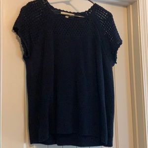 Loft Crocheted Lightweight Sweater